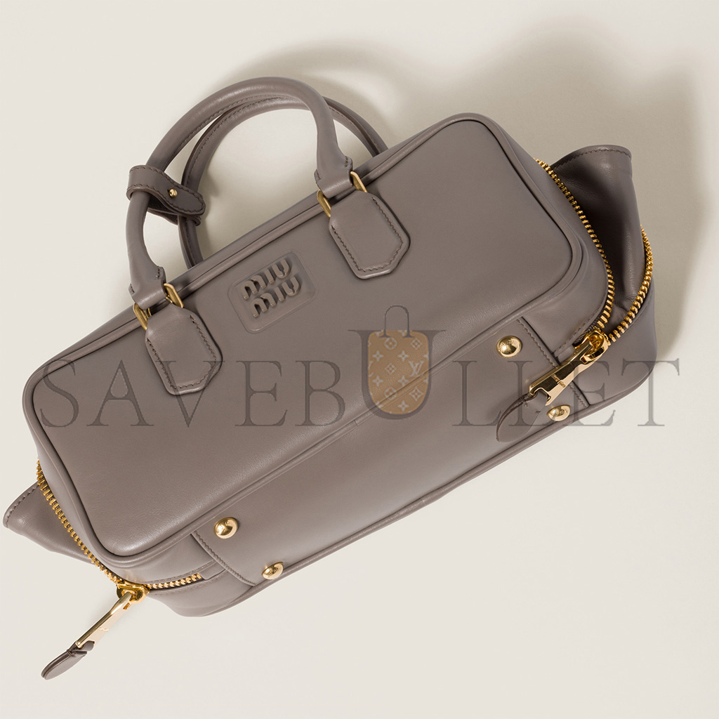 MIU MIU ARCADIE LEATHER BAG 5BB148 (27*12*9cm)